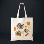 Modern Pancakes Kitchen Beauty Breakfast Tote Bag<br><div class="desc">Modern Pancakes Kitchen Beauty Breakfast</div>