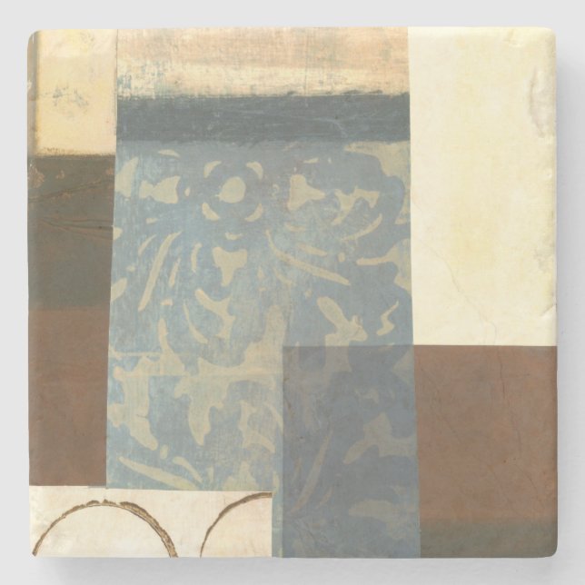 Modern Panel Painting Stone Coaster (Front)