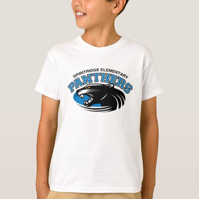 Modern Panther Tee (White) (Front)