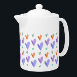 Modern Paper Hearts Pattern<br><div class="desc">Inspired by the art of paper folding this modern heart pattern is designed to resemble flower petals.</div>