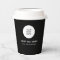 Modern Papercup Business Logo Text Template Lid