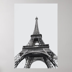 Modern Parisian Eiffel Tower Paris French  Poster