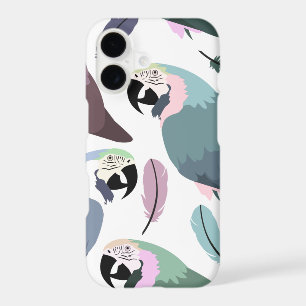 Modern Parrots Tropical Pattern 