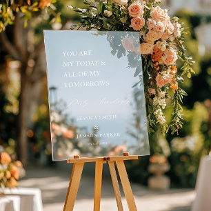 Modern Party Accordingly Wedding Welcome Sign
