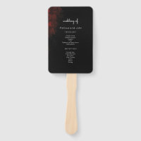 Modern Passionate Red 'n Black Wedding Design