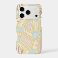 Modern Pastel Abstract Geometric Phone Case