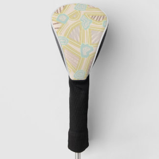 Modern Pastel Abstract Geometric Phone Case Golf Head Cover