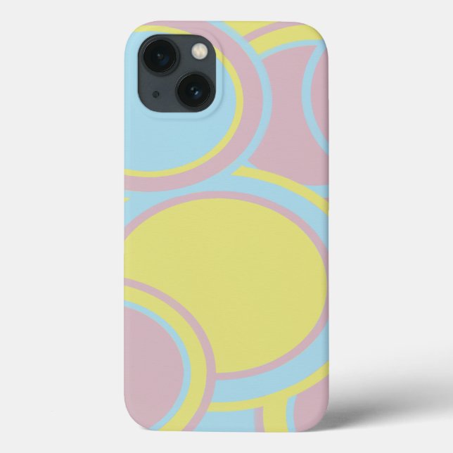 Modern Pastel Abstract Painting Case-Mate iPhone Case (Back)