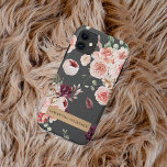 Modern Pastel Flowers & Kraft Personalised Gift Case-Mate iPhone Case<br><div class="desc">Modern Pastel Flowers & Kraft Personalised Gift</div>