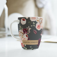 Modern Pastel Flowers & Kraft Personalised Gift