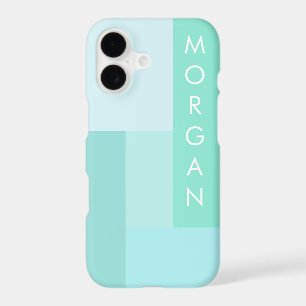 modern pastel geometric monogram