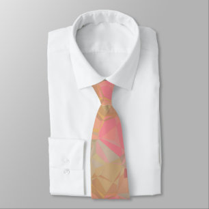 Modern Pastel Geometric Tie