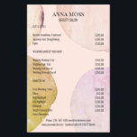 Modern Pastel Glitter Flyer<br><div class="desc">Modern,  Pastel  Glitter Flyer. on both sides.  Designed for designers,  stylists,  salons,  hair and make-up artists,  nails and Lash artists,  wellness centre and more.</div>