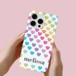 Modern Pastel Heart Shape Pattern iPhone 15 Pro Max Case<br><div class="desc">Introducing our Modern Pastel Heart Shape Pattern Phone Case—a delightful fusion of style and protection for your beloved device. Immerse yourself in the sweet embrace of pastel hues and heartwarming design, turning your phone into a fashion statement that radiates both charm and elegance. Whether it's a gift for yourself or...</div>