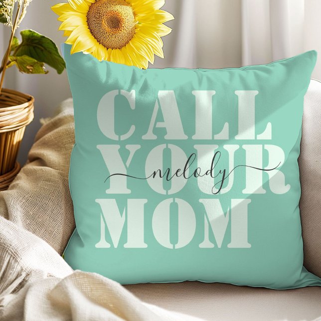 Modern pastel mint dormroom decor cushion (Creator Uploaded)