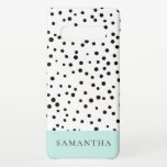 Modern Pastel Mint Simple With Personalised Name Samsung Galaxy Case<br><div class="desc">Modern Pastel Mint Simple With Personalised Name</div>