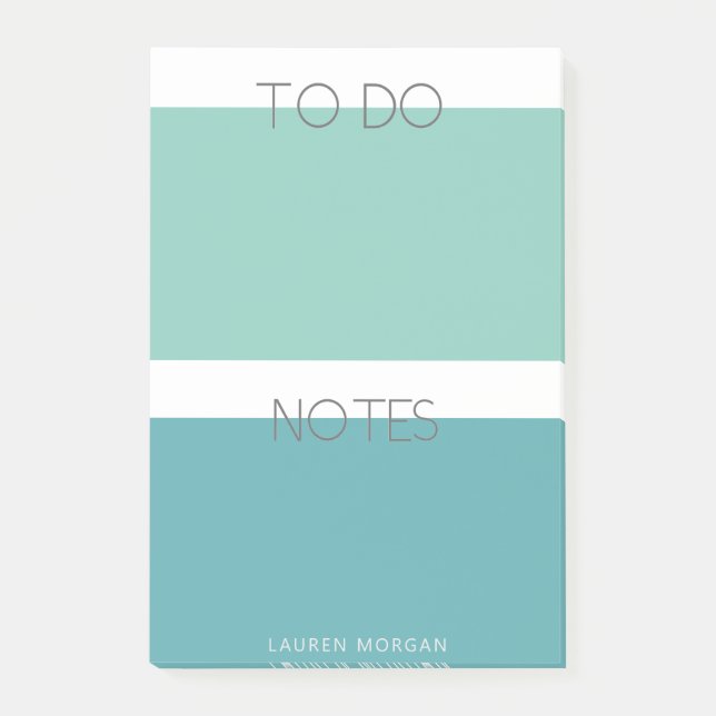 Modern Pastel | Monogram Notes (Front)