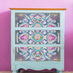 Modern Pastel Pattern Decoupage Tissue Paper