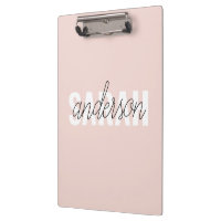 Modern Pastel Pink Beauty Personalised You Name