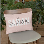 Modern Pastel Pink Beauty Personalised You Name Decorative Cushion<br><div class="desc">Modern Pastel Pink Beauty Personalised You Name</div>