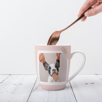 Modern Pastel Pink Frame | Personal Dog Photo