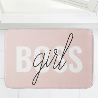 Modern Pastel Pink Girl Boss Phrase