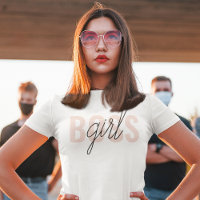 Modern Pastel Pink Girl Boss Phrase