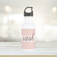 Modern Pastel Pink Hello And You Name