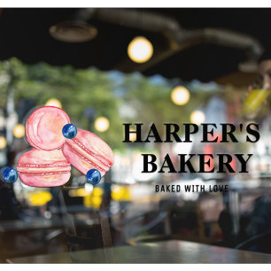 Modern Pastel Pink Macarons Professional Logo