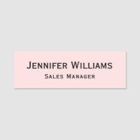Modern Pastel Pink Professional Business Executive