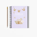 Modern Pastel Purple Baby Gift For Mum To Be Notebook<br><div class="desc">"Indulge the mum-to-be with the perfect blend of modern elegance and soft purple charm with our Purple Baby Gift Notebook! This beautifully crafted notebook from on Zazzle is designed to capture the joy and anticipation of motherhood.</div>
