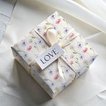 Modern Pastel Wildflower Watercolor Pattern  Wrapping Paper<br><div class="desc">Presenting an exquisite original seamless watercolor design,  meticulously fashioned within our studio's creative realm. Delicate wildflowers arranged in an enchanting seamless pattern,  rendering it ideal for weddings,  anniversaries,  birthdays,  and beyond.</div>