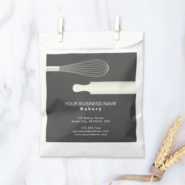 Modern Pastry Chef Bakery Packaging Bags (Creator Uploaded)