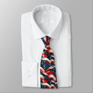 Modern Patriotic Prism Tie