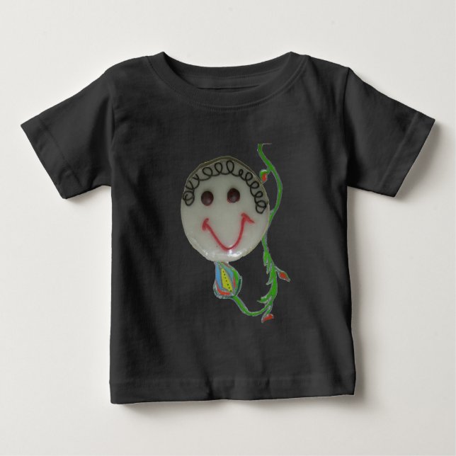 Modern Pattern: Colourful Polka Dot Pattern Baby T-Shirt (Front)