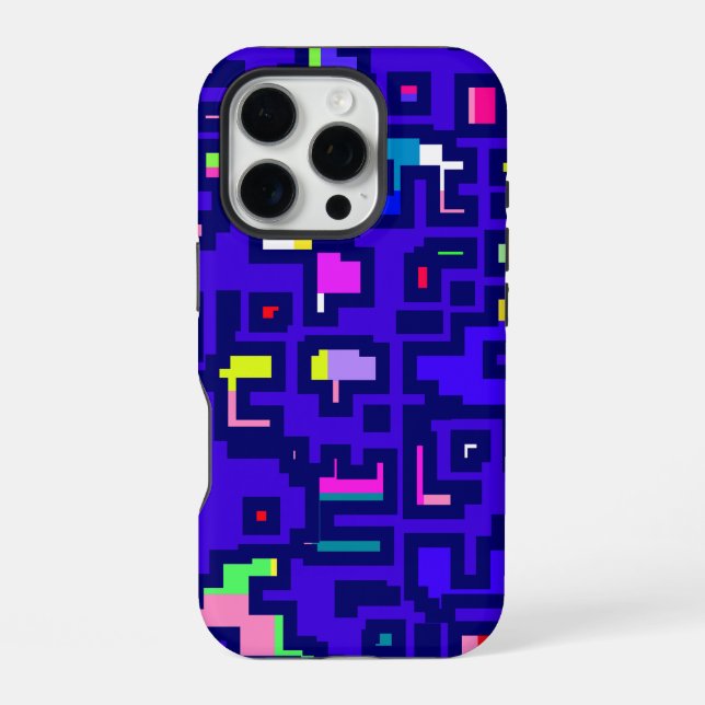 Modern Pattern Design iPhone Case (Back)