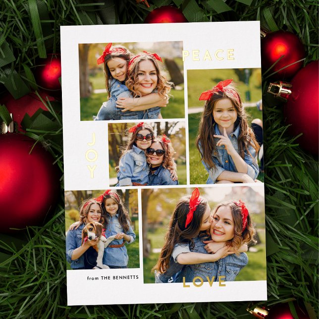 Modern Peace Joy Love Custom Colour Collage  (Creator Uploaded)