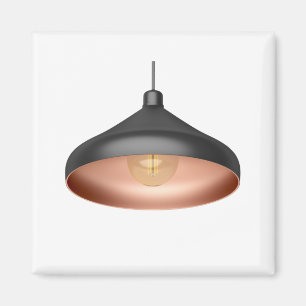 Modern pendant lamp with LED bulb Magnet