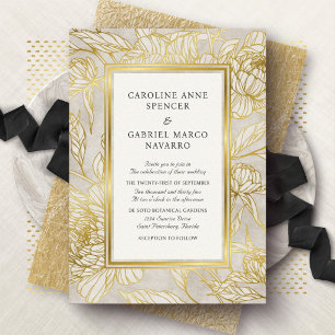 Modern Peonies Contemporary Floral Wedding