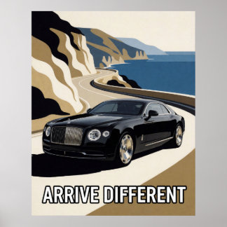 Modern Performance Vehicle For Car Style Fans Poster