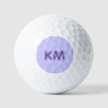 Modern Periwinkle Colour | Purple Monogram Initial