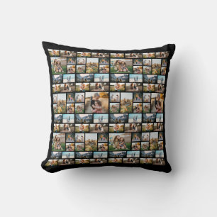 Modern Personalised 104 Photo Collage Cushion