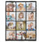 Modern Personalised 12 Photo Collage Black Medium