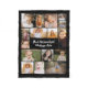 Modern Personalised 16 Photo Collage Custom Colour