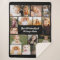 Modern Personalised 16 Photo Collage Custom Colour