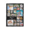 Modern Personalised 19 Photo Collage Black