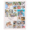 Modern Personalised 19 Photo Collage Pink Grey