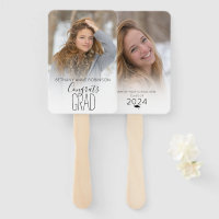 Modern Personalised 2 Photo Graduation