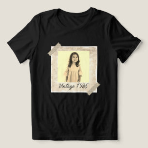 Modern Personalised 40th Birthday Gift 30th Party Tri-Blend Shirt