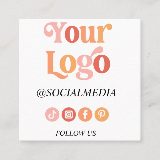 Modern Personalised boho card (Front)